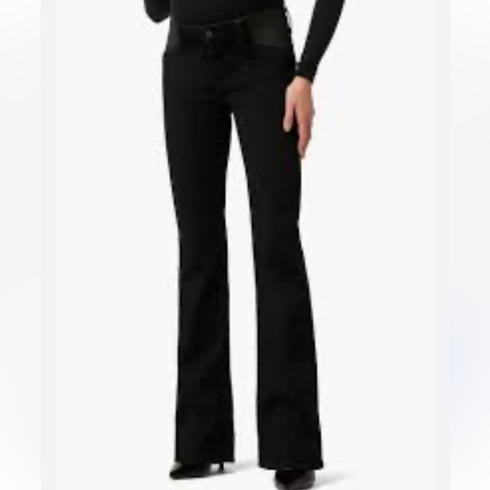 Joe's Jeans Flawless The Icon Classic Black Flare Leg Denim